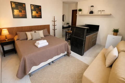 Bed, Photo of the whole room, Bedroom, flat iron, air conditioner