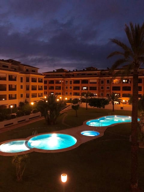 Night, Swimming pool, Swimming pool