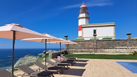 Natural landscape, Pool view, Sea view, Swimming pool, sunbed