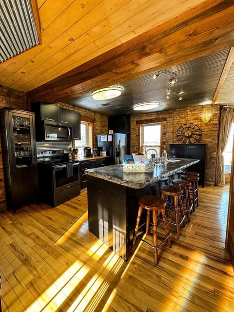 THE LOFT 3 level urban cabin with a HUGE patio! Cabin in Minnesota