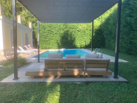Patio, Natural landscape, Garden view