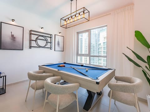 Billiard, Table tennis, Dining area