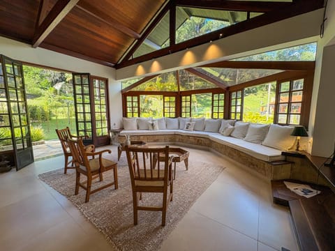 Natural landscape, View (from property/room), Living room, Seating area