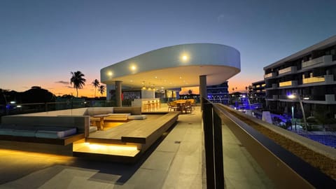 Night, View (from property/room), Balcony/Terrace, Balcony/Terrace, Sunset