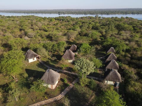 Property building, Garden, Lake view