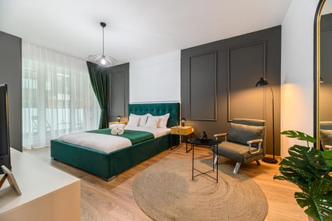 Bed, Living room, Photo of the whole room, Bedroom