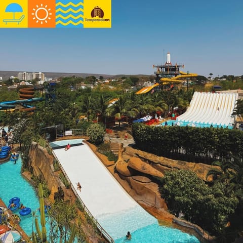 Day, Aqua park, Pool view, Swimming pool