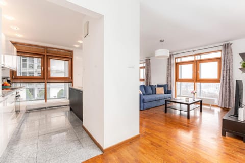 Living room, kitchen