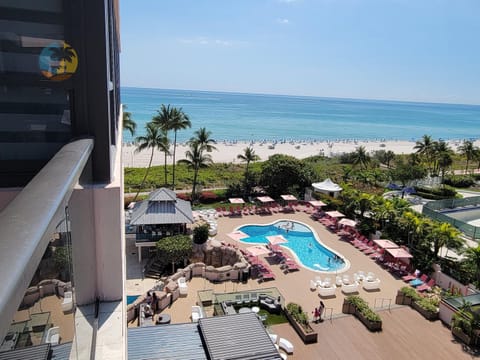Property building, Natural landscape, Pool view