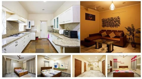 Kitchen or kitchenette, Living room, Seating area, Bedroom