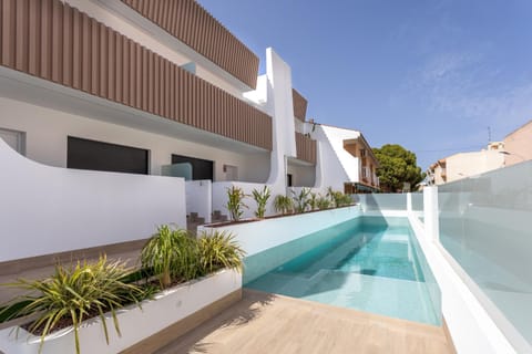 Property building, Pool view, Swimming pool