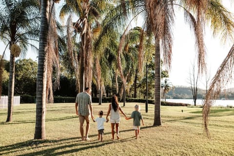 Natural landscape, Lake view, Family