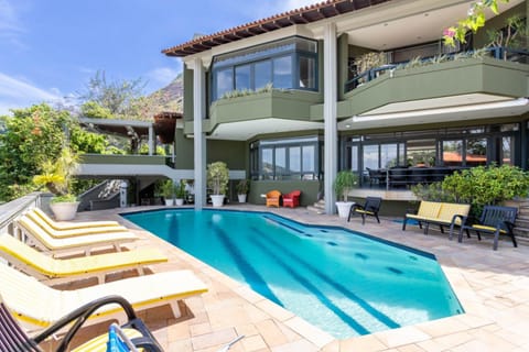 Property building, Patio, Day, View (from property/room), Swimming pool, sunbed