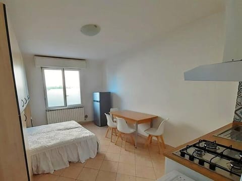Bed, Kitchen or kitchenette, Photo of the whole room, Dining area, Bedroom