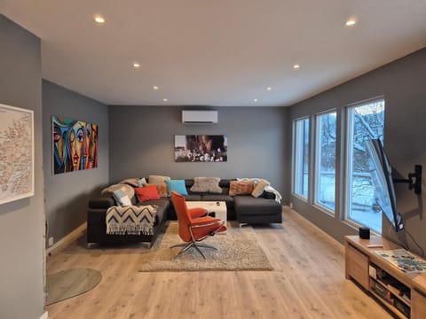 Living room, air conditioner