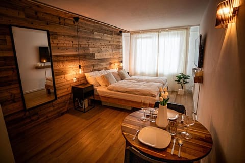 Bed, Living room, Photo of the whole room, Bedroom