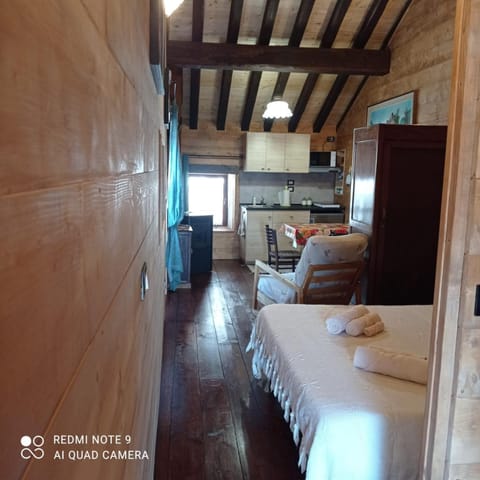Bed, Kitchen or kitchenette, Photo of the whole room, towels