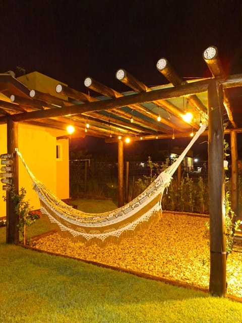 Patio, Night, Garden, Garden view