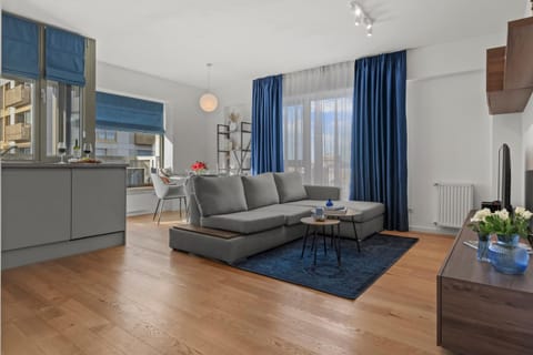Kitchen or kitchenette, Living room, Seating area, Dining area, stove
