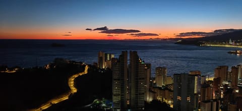 Bird's eye view, City view, Sea view, Sunset