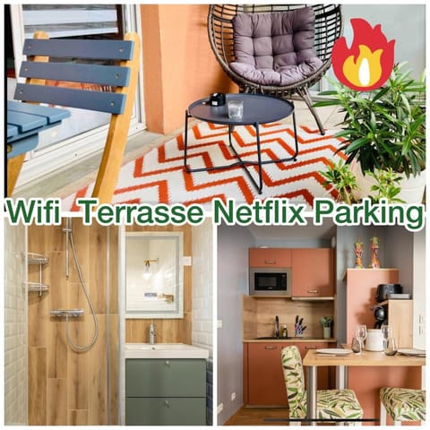 JOYAU CACHÉ avec Parking privatif en Hyper-centre Apartment in Bourgoin-Jallieu