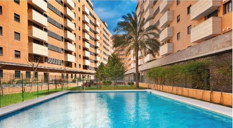 Property building, Pool view, Swimming pool