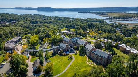 Property building, Natural landscape, Bird's eye view