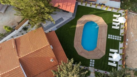 Day, Bird's eye view, Garden, Garden view, Pool view, Swimming pool, sunbed