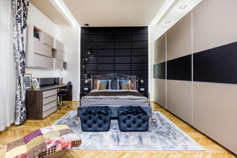 Bed, Bedroom, wardrobe