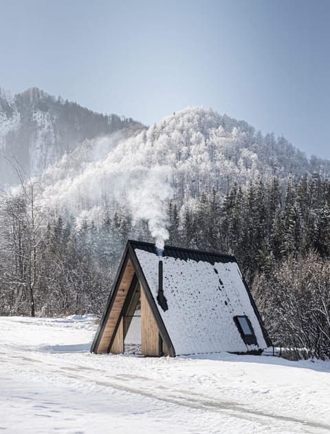 Property building, Natural landscape, Winter, Mountain view