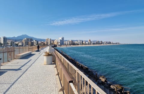 Nearby landmark, Day, Natural landscape, Beach, City view, Sea view