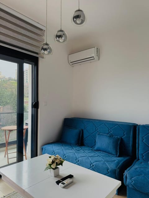 Living room, Seating area, air conditioner