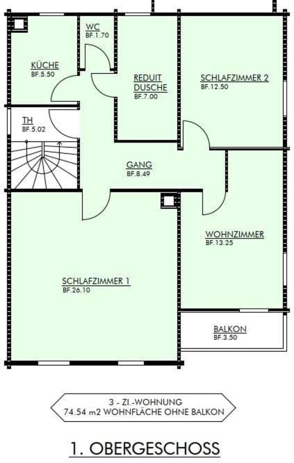 Nühus 1. OG Apartment in Arosa
