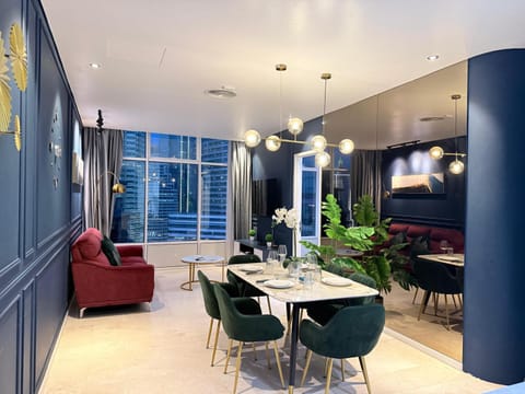Living room, Seating area, Dining area