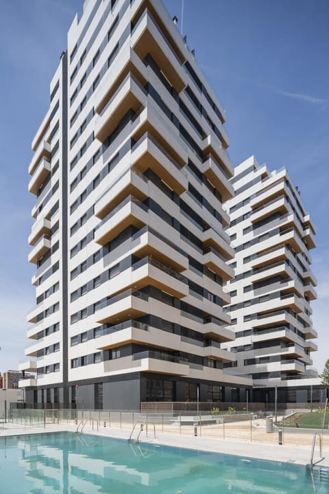 Property building, Pool view