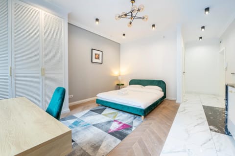 Bed, Living room, Photo of the whole room, Seating area, Bedroom