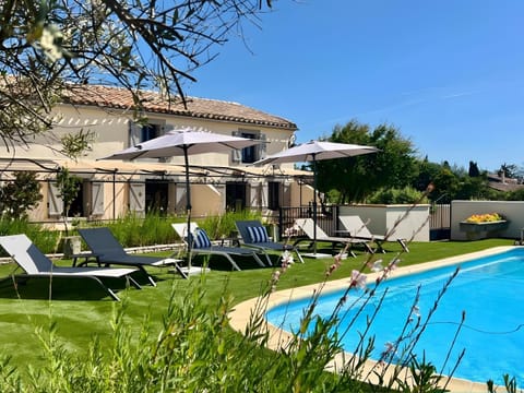 Property building, Living room, Swimming pool