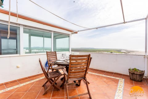 Balcony/Terrace, Dining area, Beach, Sea view
