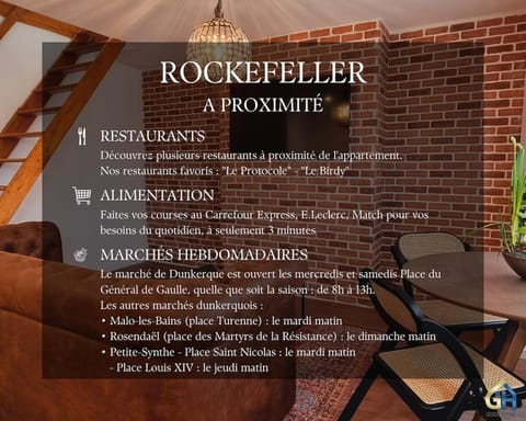 ROCKEFELLER - 5 min de la plage Apartment in Dunkirk