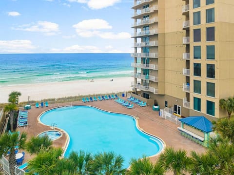 Property building, Beach, Pool view, Swimming pool, Swimming pool, sunbed