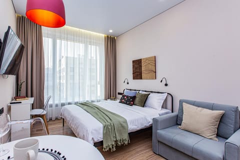 Bed, TV and multimedia