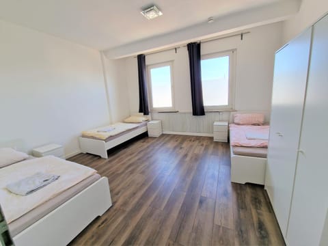 Bed, Photo of the whole room, Bedroom, towels, wardrobe