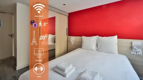 04 Studio Charenton Fitness Cinema Apartment in Charenton-le-Pont