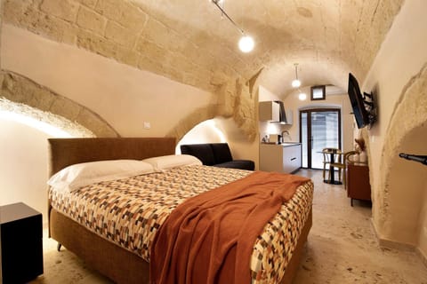 Property building, Living room, Bedroom