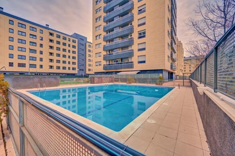 Property building, Pool view, Swimming pool