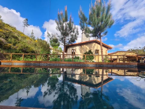 Property building, Day, Natural landscape, Pool view, Swimming pool
