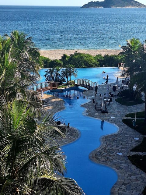 View (from property/room), Pool view, Sea view, Swimming pool