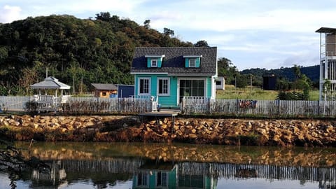 Property building, Day, Lake view