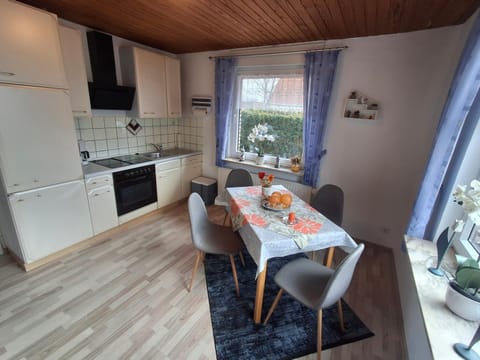 Kitchen or kitchenette, Seating area, Dining area, oven, stove