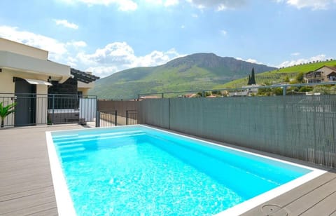 Natural landscape, Mountain view, Swimming pool